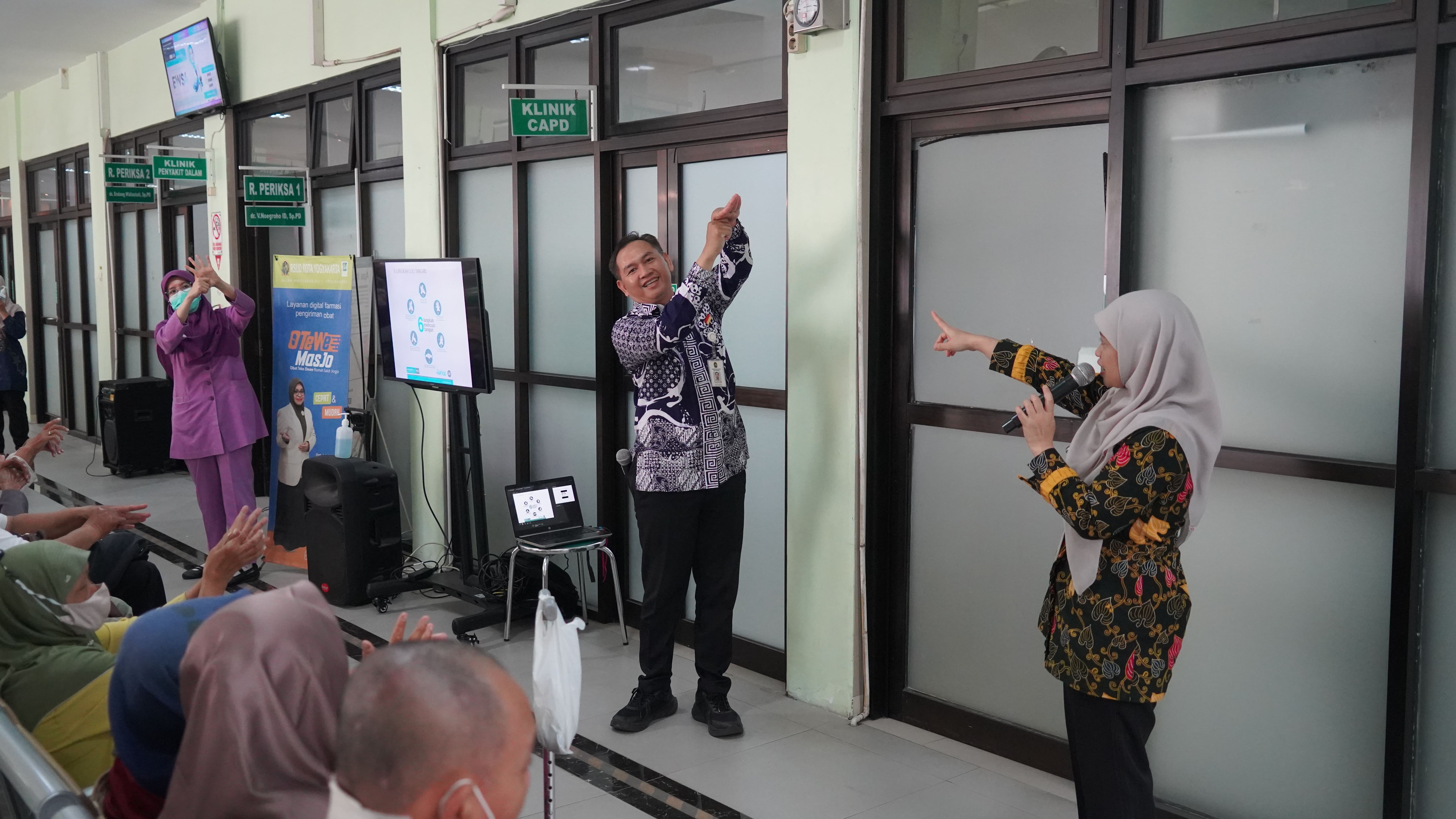 Wujudkan Lingkungan Aman, RSUD Kota Yogyakarta Gelar Edukasi Upaya Pencegahan Penularan Penyakit bagi Pengunjung