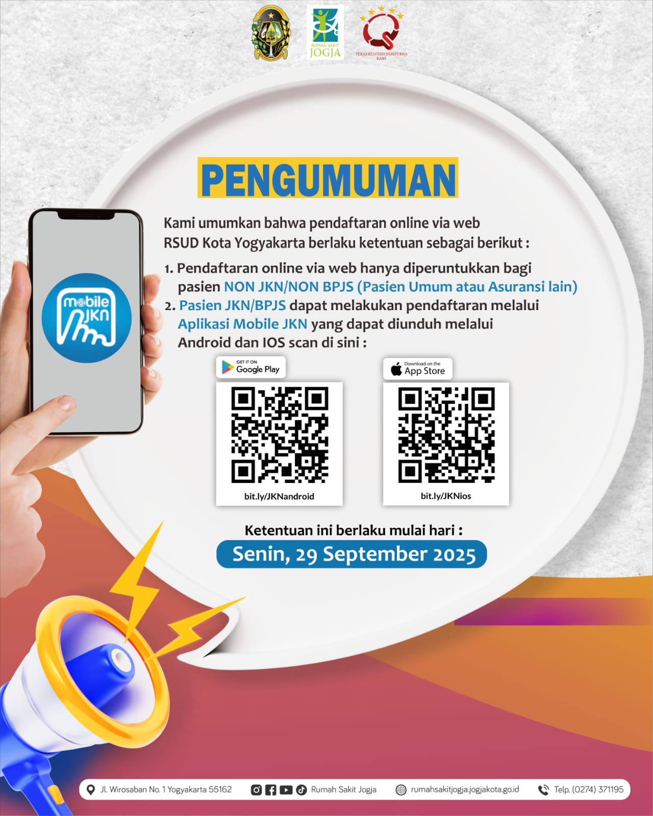 Jadwal Layanan Poliklinik Jumat, 16 Oktober 2026